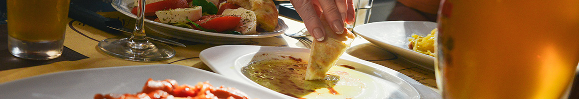 Eating French at Restaurant Bonjour restaurant in Naples, FL.